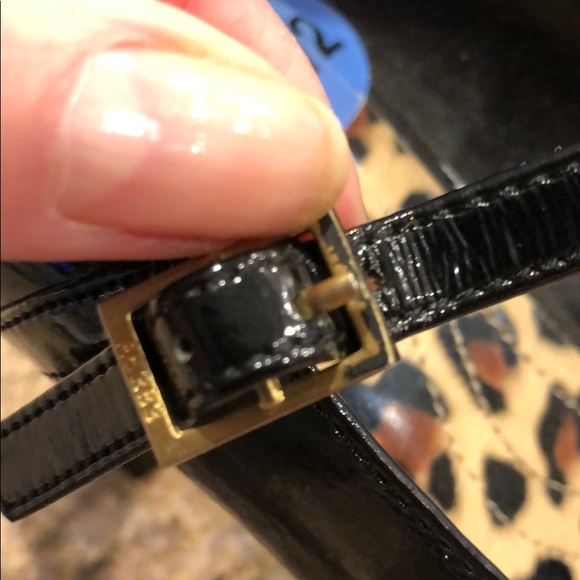 Tahari Black Peep Toe Heels Size 7.5 - Picture 16 of 16